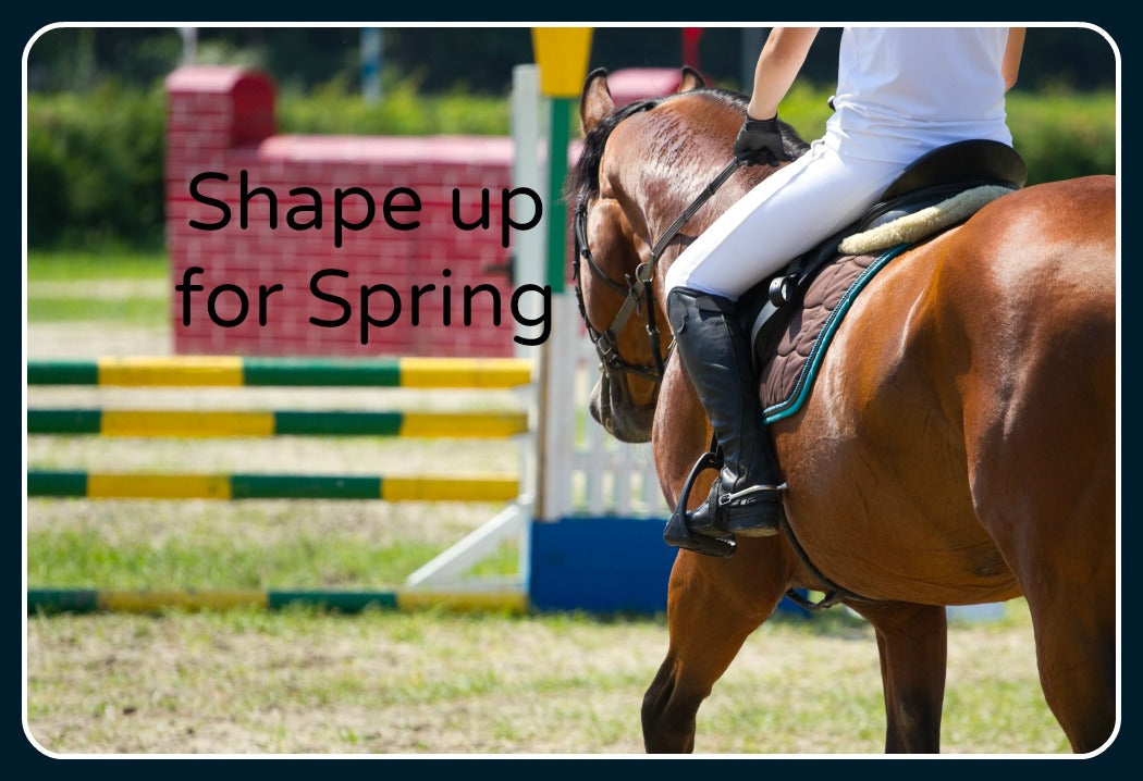 Shape Up For Spring.  Preparing your horse for show season